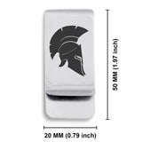 Stainless Steel Spartan Warrior Champion Classic Slim Money Clip