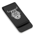 Stainless Steel Viking Warrior Champion Classic Slim Money Clip