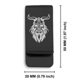 Stainless Steel Viking Warrior Champion Classic Slim Money Clip