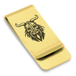 Stainless Steel Viking Warrior Champion Classic Slim Money Clip