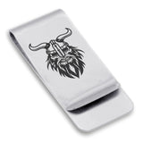 Stainless Steel Viking Warrior Champion Classic Slim Money Clip