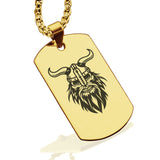 Stainless Steel Viking Warrior Champion Dog Tag Pendant - Comfort Zone Studios