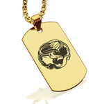 Stainless Steel Gemini Zodiac (Twins) Dog Tag Pendant - Comfort Zone Studios