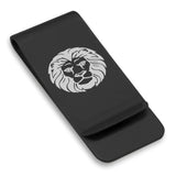 Stainless Steel Leo Zodiac (Lion) Classic Slim Money Clip