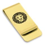 Stainless Steel Leo Zodiac (Lion) Classic Slim Money Clip