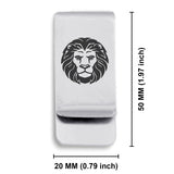 Stainless Steel Leo Zodiac (Lion) Classic Slim Money Clip