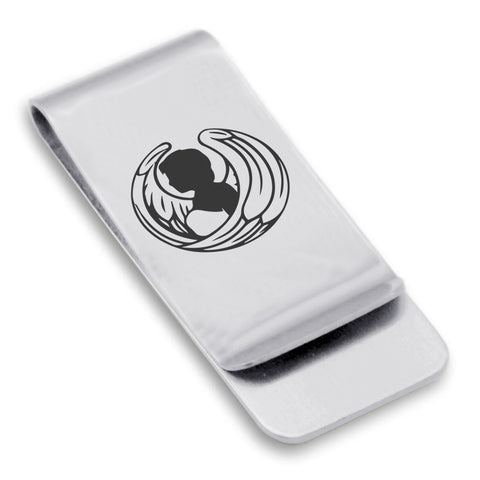 Stainless Steel Virgo Zodiac (Maiden) Classic Slim Money Clip