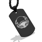 Stainless Steel Aquarius Zodiac (Water Bearer) Dog Tag Pendant - Comfort Zone Studios