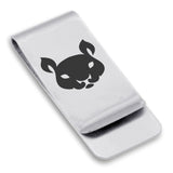 Stainless Steel Year of the Rat Zodiac Classic Slim Money Clip