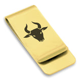Stainless Steel Year of the Ox Zodiac Classic Slim Money Clip