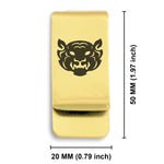 Stainless Steel Year of the Tiger Zodiac Classic Slim Money Clip