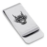 Stainless Steel Year of the Dragon Zodiac Classic Slim Money Clip