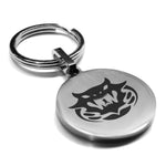 Stainless Steel Year of the Snake Zodiac Round Medallion Keychain