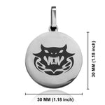 Stainless Steel Year of the Snake Zodiac Round Medallion Keychain