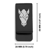 Stainless Steel Year of the Horse Zodiac Classic Slim Money Clip