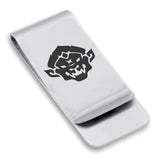 Stainless Steel Year of the Monkey Zodiac Classic Slim Money Clip