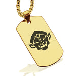 Stainless Steel Year of the Monkey Zodiac Dog Tag Pendant - Comfort Zone Studios