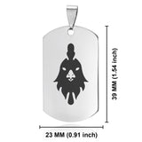 Stainless Steel Year of the Rooster Zodiac Dog Tag Pendant - Comfort Zone Studios