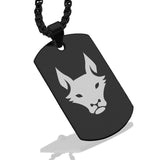 Stainless Steel Year of the Dog Zodiac Dog Tag Pendant - Comfort Zone Studios