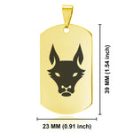 Stainless Steel Year of the Dog Zodiac Dog Tag Keychain - Comfort Zone Studios