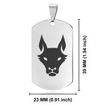 Stainless Steel Year of the Dog Zodiac Dog Tag Keychain - Comfort Zone Studios