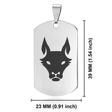 Stainless Steel Year of the Dog Zodiac Dog Tag Keychain - Comfort Zone Studios